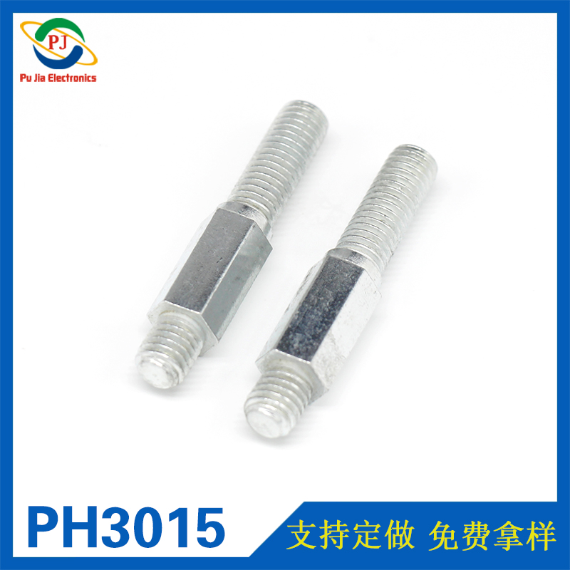 PH3015|雙頭螺紋鋅合金壓鑄件加工 鋅合金車件